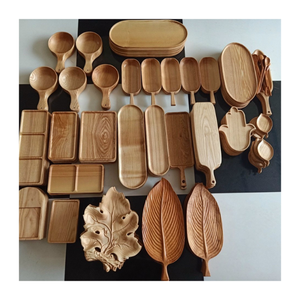 ถาดไม้หวายสานพร้อมที่จับเป็นมิตรกับสิ่งแวดล้อมถาดเหมาะสำหรับใส่ผลไม้ของว่างเครื่องดื่มและของตกแต่งบ้าน - Product Image 2