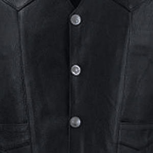 Chaleco de Cuero sin Mangas de Primera Calidad para Hombre, Transpirable, Impermeable, Ecológico, Formal de Invierno, Cuello en V, Prenda Exterior Vintage - Product Image 4