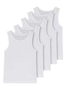 Chaleco de Algodón Blanco Fresco Aurora para Hombre, Sin Mangas, Ligero, Tejido Elástico con Flujo de Aire, Diseñado para una Comodidad Impecable - Product Image 4