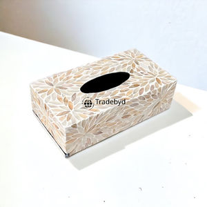 Moderno Dispensador de Toallas de Papel con Diseño Floral Incrustado, Soporte de Mesa Premium con Diseño Grabado para una Decoración del Hogar Refinada Tradebyd - Product Image 5