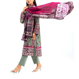 Shalwar Kameez de Algodón y Seda de Alta Calidad, Lavable, para Todas las Temporadas, Novedad de 2023, Vestidos Pakistaníes e Indios para Mujer, Colores Personalizados - Product Image 2
