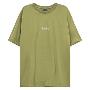 T-shirts grande taille en coton lourd de haute qualité pour hommes T-shirt de luxe personnalisé OEM Design vierge coupe ample Bangladesh - Product Image 3