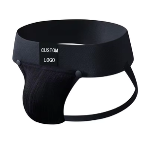 섹시 패션 남성 게이 언더웨어 클래식 섹시 삭스트랩 <span class=keywords><strong>G</strong></span>스트링 오픈 백 끈팬티 스트라이프 남성 언더팬츠 - Product Image 3