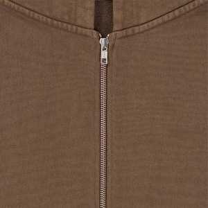 Sudadera con Capucha Regular Lisa 100% Algodón con Bordado de Logotipo Personalizado, Sudadera con Cremallera de Felpa Súper Suave, Estilo Urbano para Hombre, Ecológica - Product Image 5