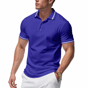 OEM logotipo personalizado bordado impreso diseño transfronterizo unisex verano Polo camisa de secado rápido solapa Polos manga corta - Product Image 3