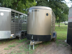 Remorque pour bétail avec escalier hydraulique pour bovins, composants principaux de l'engrenage, 12' X 5'8 - Product Image 6