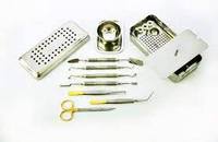 Kit chirurgical dentaire PRF/GRF : Système de plaquettes riches en fibres, membrane pour chirurgie implantaire, instruments manuels en acier inoxydable