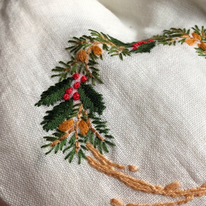 กระเป๋าผ้าลินินปักด้วยมือมีการปักกระเป๋าเป้สะพายหลังผ้าลินินสีต่างๆ100% ผ้าลินินฟอกสีนุ่มผลิตในเวียดนาม - Product Image 6