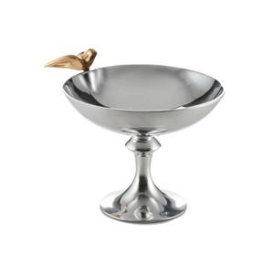 Cuenco para servir ensalada japonesa ecológica de calidad Superior, aperitivos de oro/plata/Chocolate para uso doméstico, boda, Metal pulido - Product Image 4