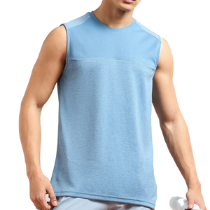 Camisetas sin mangas de entrenamiento de verano de talla grande para hombre, ropa de Fitness de gimnasio de secado rápido, estilo tejido de punto transpirable Vintage - Product Image 1