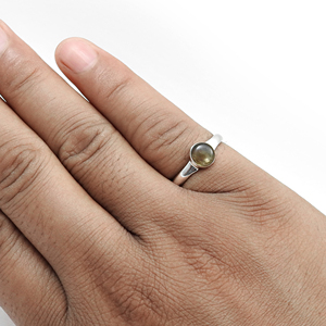 Classic Design Hand <b>Crafted</b> Statement <b>Rings</b> with Natural Smoky Quartz Gemstone Fine 925 Sterling Silver Jewelry for Her Bulk OEM - Product Image 2