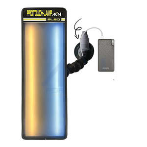 Lampe de réglage d'inspection PDR compacte à double LED à luminosité réglable 45cm avec base magnétique/d'aspiration - Product Image 1