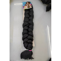 Ultra Brand Authorization 24-Inch pour l'extension de cheveux synthétiques teints Ultra Braid Core African Hair Machine Double Weft