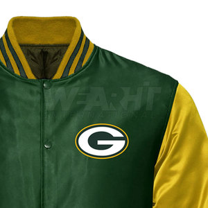 Chaqueta de Satén de Alta Calidad para Hombre, Estilo Urbano, Secado Rápido, Logotipo Personalizado, Cómoda para el Invierno, Tallas Grandes, Hecha en Pakistán - Product Image 3