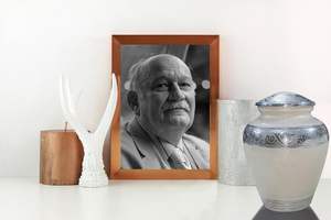 Urna de cremación para adultos texturizada con esmalte perlado | Urna de cremación para adultos con textura granulada | Urna conmemorativa para adultos con cenizas humanas, entierro - Product Image 6