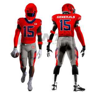 Uniforme de football américain en polyester 100%, style unique en stock, uniforme de football américain - Product Image 4