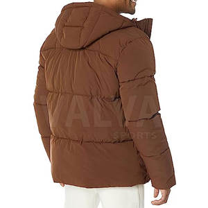 2024 hommes High Street Style décontracté bulle vestes personnalisable toile tissu col montant avec marque privée vente en ligne - Product Image 2