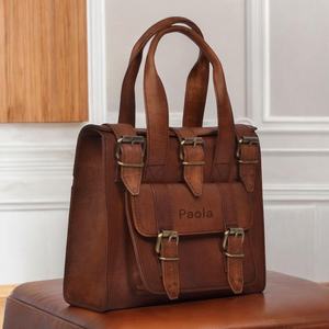 Conception personnalisée de haute qualité sac à dos pour ordinateur portable sac d'école en cuir véritable sac à dos pour hommes femmes de luxe voyage sac à dos sacs - Product Image 4