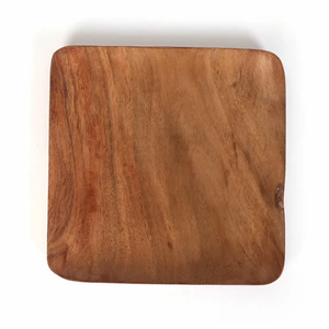 Platos de Servir de Madera Ecológicos con Logotipo Personalizado - Estilo Moderno y Lujoso para Bodas, Restaurantes y Cafeterías, Decoración de Tendencia - Product Image 2