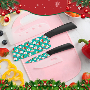 Juego de 6 Cuchillos de Chef de Cerámica Premium con Mango de Plástico para Caza de Grandes Animales y Aventuras al Aire Libre, Más Vendidos, Entrega Rápida - Product Image 6