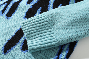 Pulls en tissu de qualité supérieure pour hommes, logo graphique personnalisé, tricot uni, rayures tendance, vêtements pour hommes, pulls en mohair unisexes pour l'hiver - Product Image 6