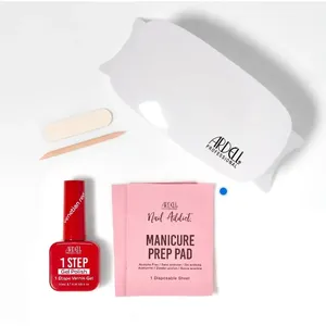 Kit de manucure en gel en une étape rouge vénitien, vernis à ongles de qualité supérieure pour des résultats professionnels - Product Image 3