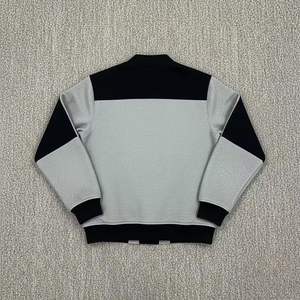 เสื้อแจ็คเก็ตเบสบอลฤดูหนาวสำหรับผู้ชายไซส์ใหญ่ ผ้าโพลีเอสเตอร์/คอตตอน สไตล์วาร์ซิตี้ รับสกรีนโลโก้ แห้งเร็ว ระบายอากาศดี ติดกระดุม ซับในผ้าฟลีซ - Product Image 2