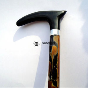 Poignée de canne en corne antique pour les fabricants de bâtons personnalisés - Product Image 1