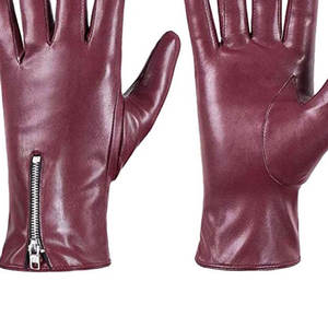 Gants en cuir d'agneau décontractés à prix responsable, gants d'hiver confortables et chauds, isolés, compatibles avec les écrans tactiles pour femmes - Product Image 6