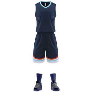 Uniformes d'arbitre respirants personnalisés en sublimation pour l'été, ensembles de maillots d'entraînement de basket-ball pour hommes, équipe des États-Unis - Product Image 4