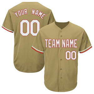 Maillots de Baseball Softball personnalisés de qualité supérieure chemises uniformes respirantes équipes impression par transfert de chaleur vente vêtements de sport vierges 100% - Product Image 1
