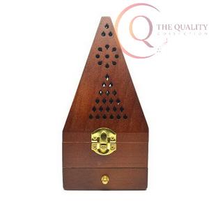 Quemador de Incienso de Madera Artesanal con Bandeja Larga para una Combustión Limpia, Natural y Duradera, Decoración para el Hogar - Product Image 2