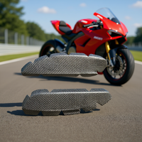 Protection d'admission d'air avant en acier inoxydable pour Ducati 748 998 R S Bayliss Bostrom, filtre à air de remplacement pour moto de route