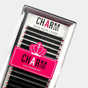 Matte Black Russian Volume <b>Eyelashes</b> Lash <b>Extension</b> Wholesales Las <b>Extension</b> Supplies Private Label Competitive Price OEM ODM - Product Image 1