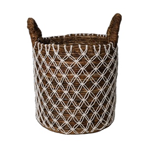 Multifunctional <b>Woven</b> <b>Basket</b> Kawung Set of 3 - Product Image 3