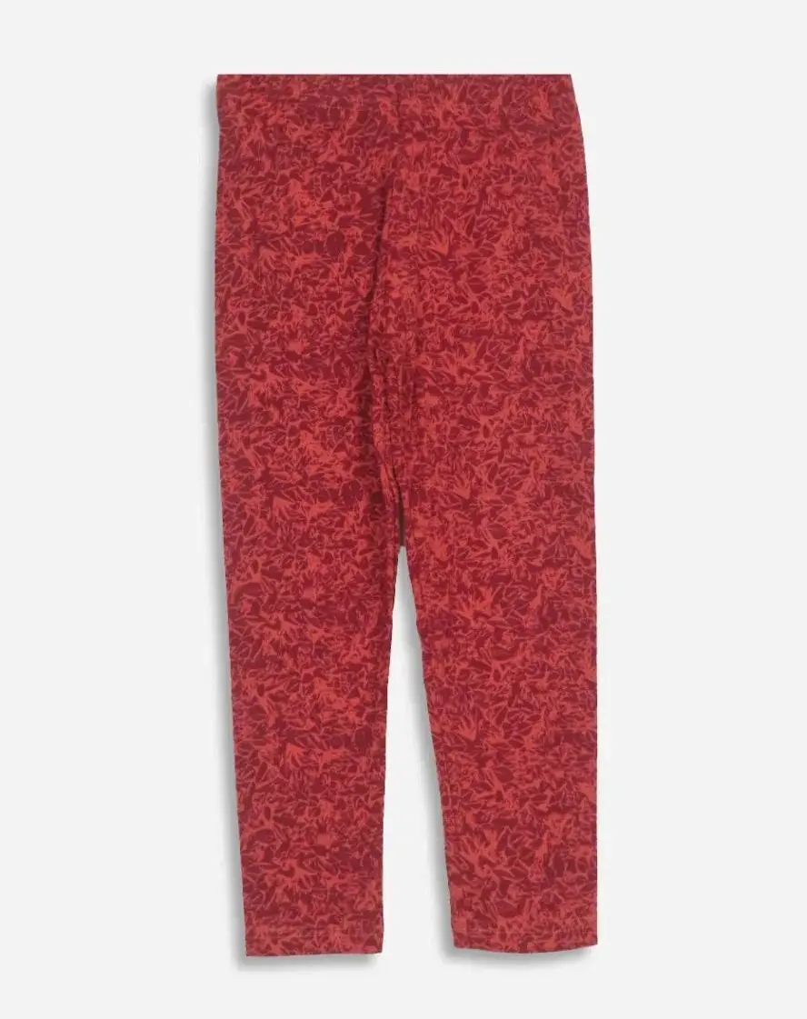 Trending Hoge Kwaliteit Print Broek Voor Kleine Meisjes 100% Katoenen Meisjes Bedrukt Stretch Legging Grijze Groothandel Meisjes Kleding