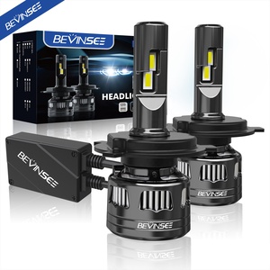 BEVINSEE Hi/Low Beam 120W blanco <span class=keywords><strong>H4</strong></span> 9003 bombillas de faro LED para Subaru Forester 1998-2005 - Product Image 6