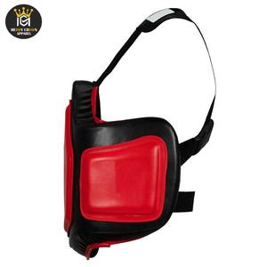 Cómodos protectores de pecho portátiles de alta calidad Taekwondo protectores de pecho conjuntos de boxeo de cuero genuino - Product Image 2