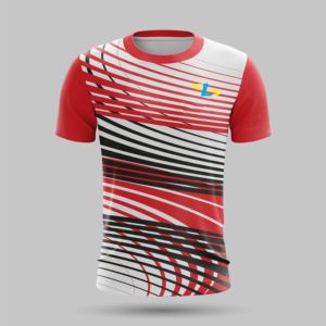 เสื้อยืดผู้ชายพิมพ์ซับลิเมชันวัสดุสำหรับทุกเพศสไตล์ใหม่ออกแบบได้ตามที่ต้องการ - Product Image 6