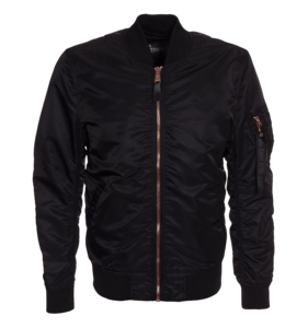 Wholesale Custom Embroidered Men's Winter Satin Bomber <b>Jacket</b> Stand Collar High Street <b>Waterproof</b> Breathable Casual Windbreaker - Product Image 2