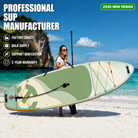 Planche de paddle surf pour le dropshipping, fournie directement par l'usine, capacité de 450 lb, avec accessoires d'excellence pour le surf et les activités aquatiques