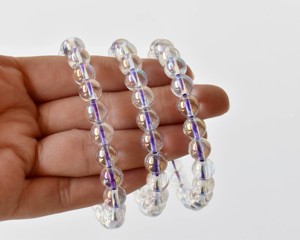 Top Worldwide High Quality Aura Quartz Rainbow Round Fashionable <b>Bracelet</b> 8mm Natural <b>Healing</b> <b>Bracelet</b> For <b>Healing</b> Meditation - Product Image 2