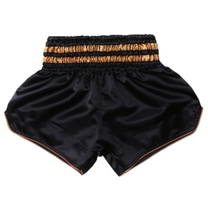 Shorts d'entraînement de boxe unisexes en satin légers, extensibles, à séchage rapide et respirants pour le combat MMA - Product Image 1