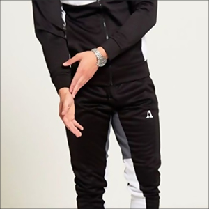 Trajes de sudor de peso pesado Unisex Poliéster/Algodón Sudaderas con capucha y pantalones de chándal de gran tamaño Conjunto de chándales en blanco personalizados para hombres - Product Image 4