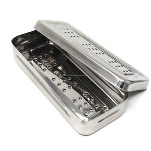 Boîte de Stérilisation Manuelle en Acier Inoxydable pour Instruments Dentaires et Médicaux, Compatible Autoclave, Réutilisable, Chirurgical, Certifiée CE ISO, OEM ODM - Product Image 5