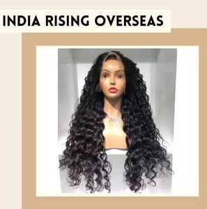 Perruque complète sans colle frontale à cuticules alignées perruque de cheveux indiens bruts vierges non traités 100% 360 perruque de cheveux humains à dentelle complète - Product Image 2