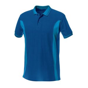 Polo de Trabajo de Secado Rápido de Algodón y Poliéster con Cuello Acanalado para Adultos, Impresión por Transferencia de Calor, Logotipo Personalizado - Product Image 1