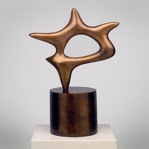 Dernière sculpture de décoration de table pour la maison Sculpture en métal aluminium argenté de qualité supérieure pour Noël et décoration festive Sculpture - Product Image 2
