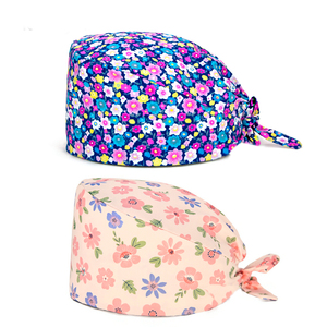Meilleures ventes de bonnets médicaux personnalisés pour femmes, bonnets de travail pour infirmières, hôpital, avec bande anti-transpiration, clinique et chirurgiens, bonnets médicaux ajustables - Product Image 3