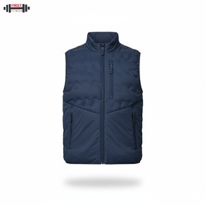 Vente directe d'usine OEM Veste matelassée pour homme Tissu en toile Unisexe Casual Hiver Vente en gros - Product Image 2